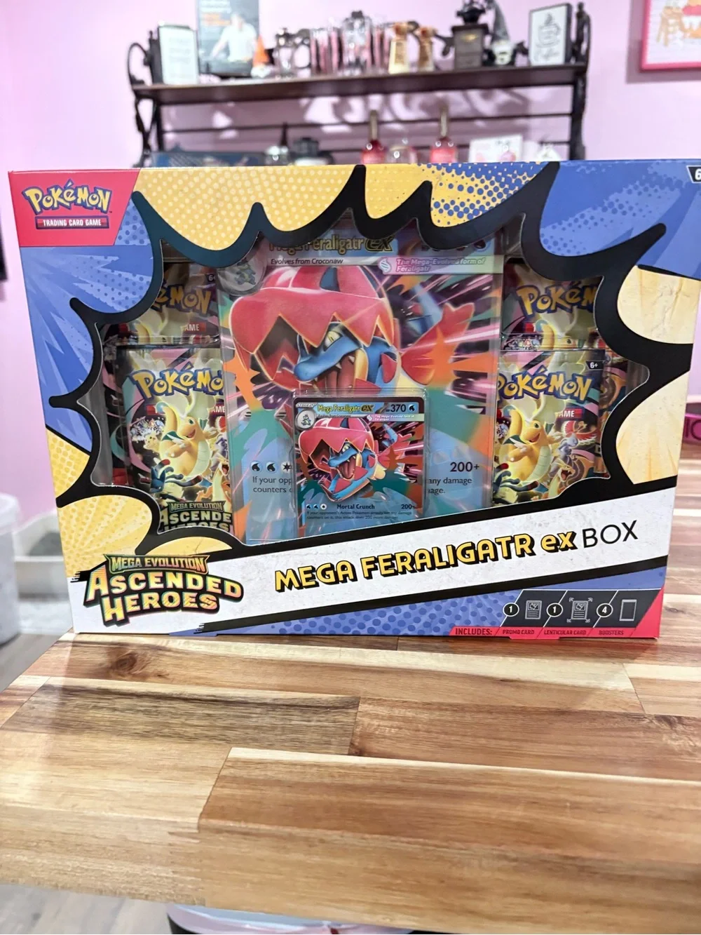 Mega Feraligatr ex Box - Ascended Heroes (Blue/Red)